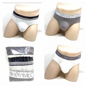 NEW Calvin Klein 3-pack Men's NB2728907 Cotton Brief. Hip Classic Stretch